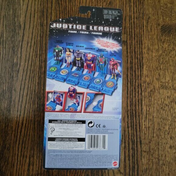 NEW Batman Justice League Figure Vintage Y2K DC Comics 2002 NWT - Picture 5 of 8